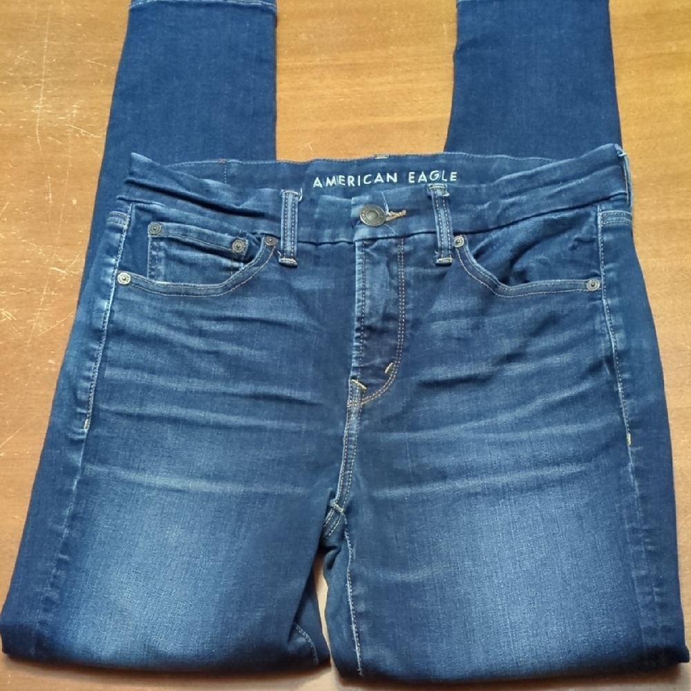 American Eagle Outfitters Blue Skinny Jeans 8